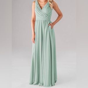 NWT Kennedy Blue Bridesmaid Dress in Sea Glass